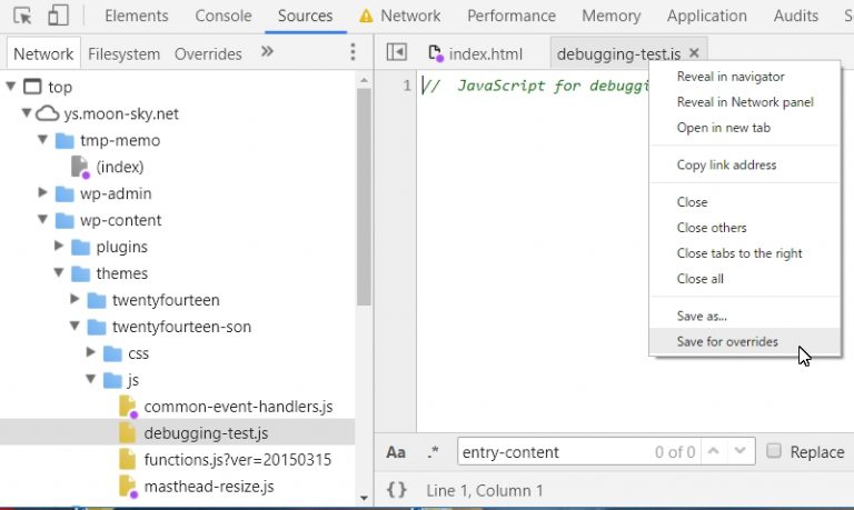 Some Examples of Local Overrides, New Features in Chrome Canary ...